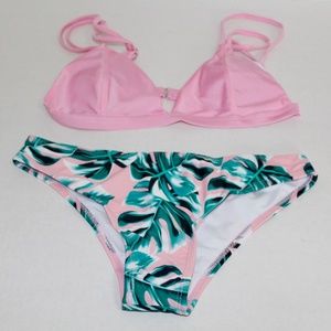 NWT Yeezim Pink Triangle Tropical Bikini